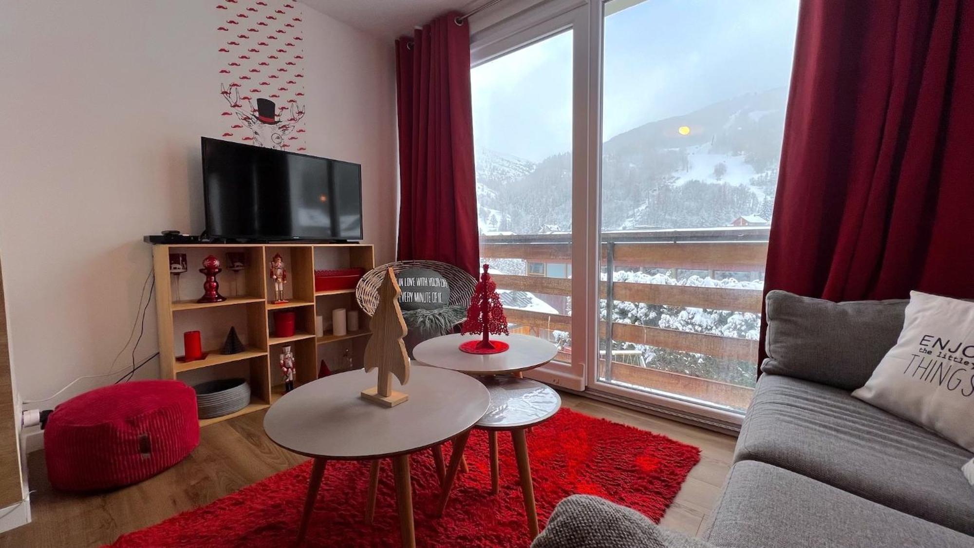 Rouge Canneberge -8 Personnes- 84M2 Vue Degagee Setaz Valloire Exteriör bild