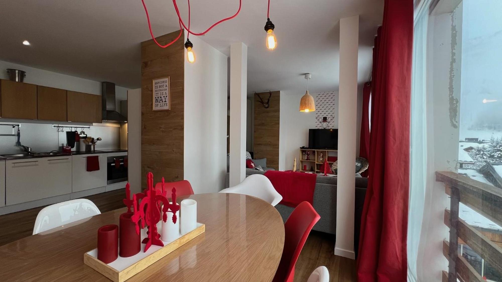 Rouge Canneberge -8 Personnes- 84M2 Vue Degagee Setaz Valloire Exteriör bild