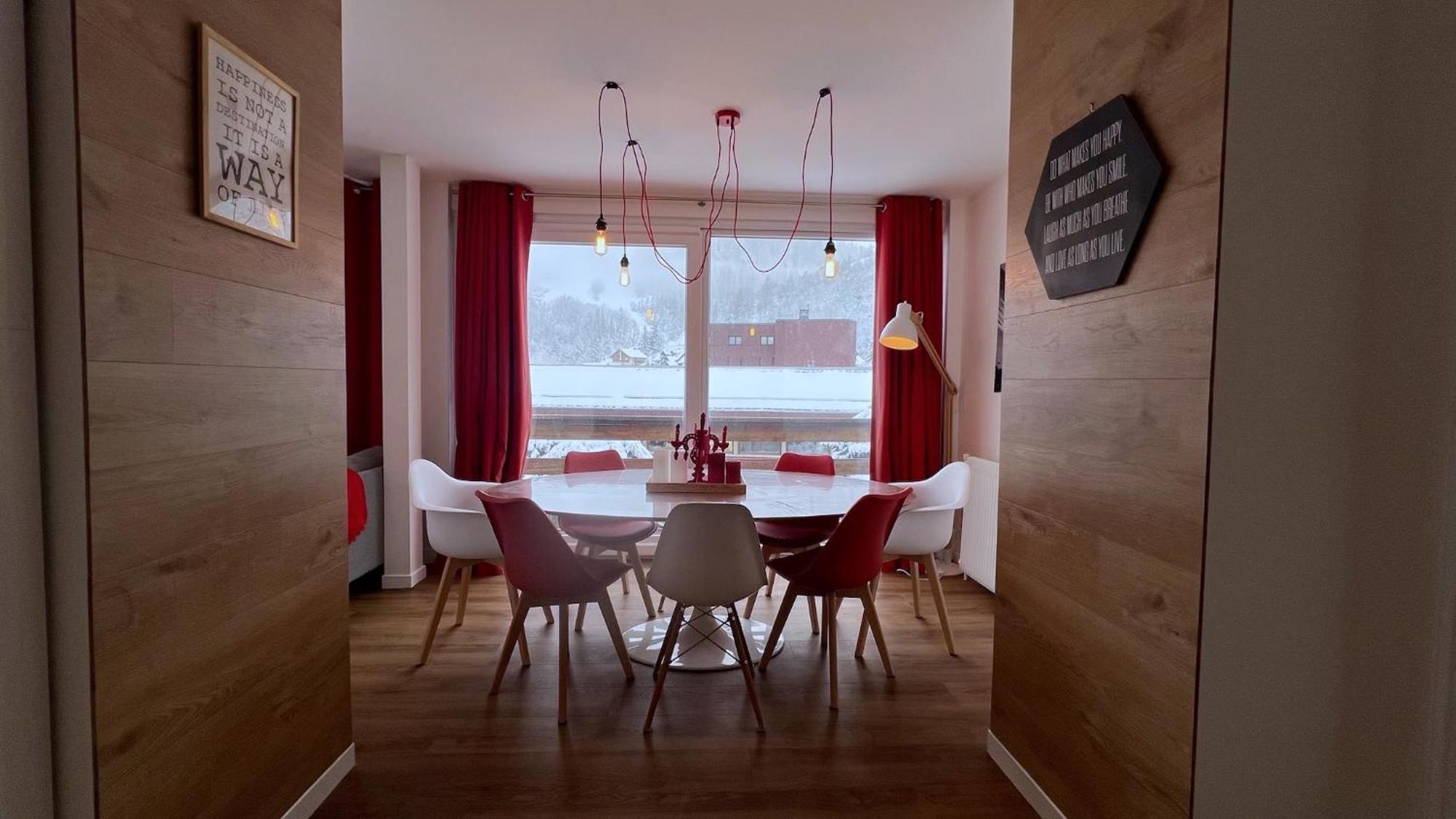 Rouge Canneberge -8 Personnes- 84M2 Vue Degagee Setaz Valloire Exteriör bild
